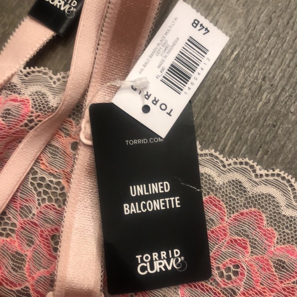 NWT Torrid unlined multi-way balconette bra in 44B - Picture 3 of 4